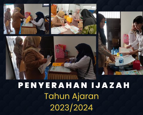 Penyerahan Ijazah Kepada Orang Tua/ Wali Murid Kelas VI