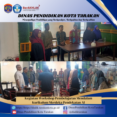 Kegiatan Workshop Pembelajaran Mendalam Kurikulum Merdeka pendekatan AI