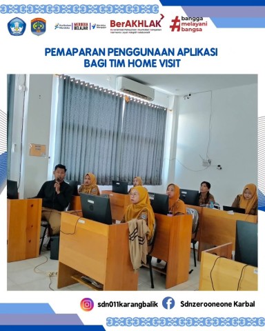 Tim Home Visit SDN 011 Karang Balik Tingkatkan Efisiensi dengan Aplikasi Baru