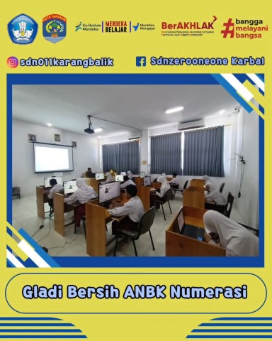 SDN 011 Karang Balik Gelar Gladi Bersih ANBK Numerasi