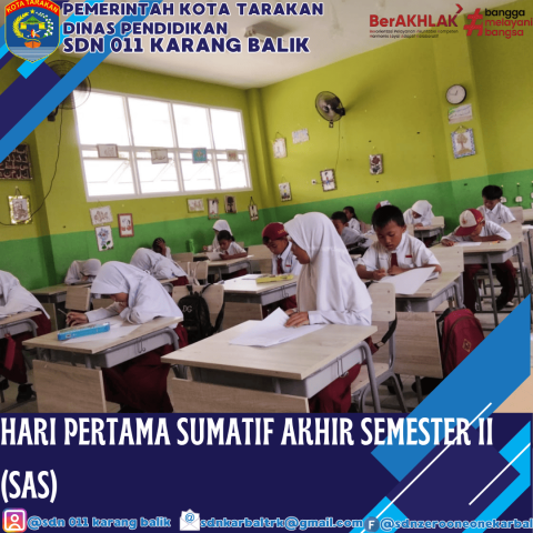 Kegiatan SAS di SDN 011 Karang Balik Berjalan Tertib dan Lancar