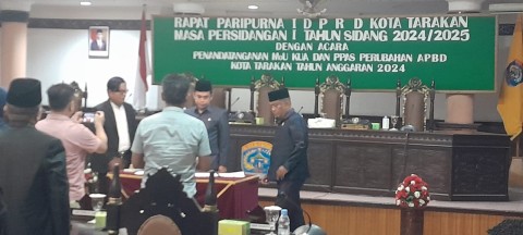 Penandatangan KUA PPAS Anggaran Perubahan 2024