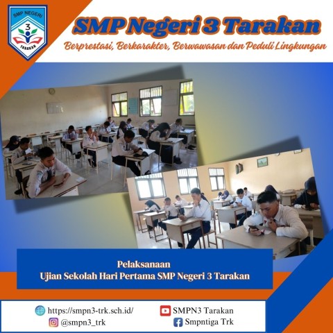 Ujian Sekolah Hari Pertama