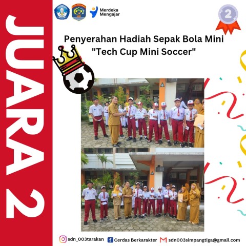 Penyerahan Hadiah Lomba Sepak Bola Mini 