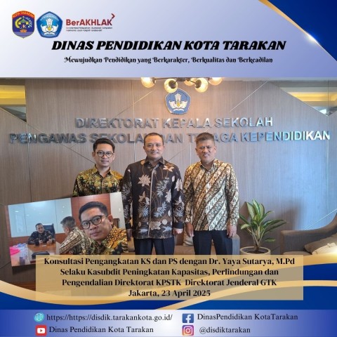 Konsultasi Pengangkatan Kepala Sekolah dan Pengawas Sekolah