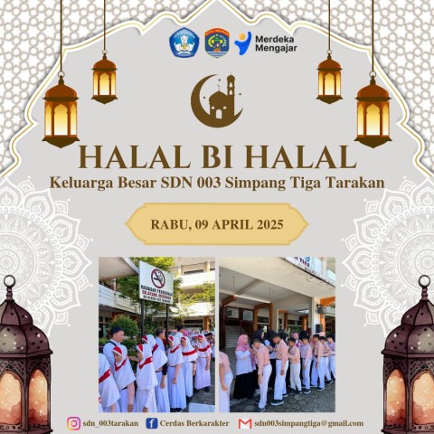 Kegiatan Halal Bi Halal Keluarga Besar SDN 003 Simpang Tiga