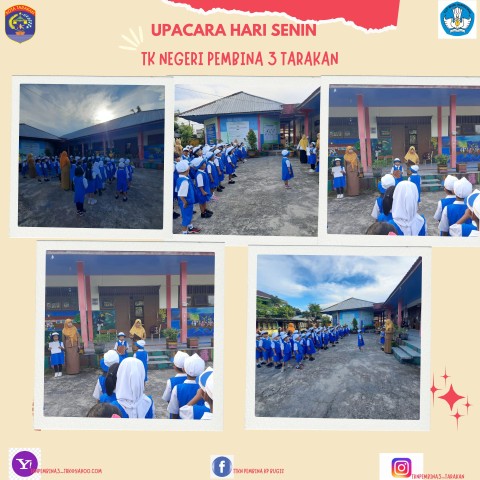 Upacara Senin TK Negeri Pembina 3 Tarakan