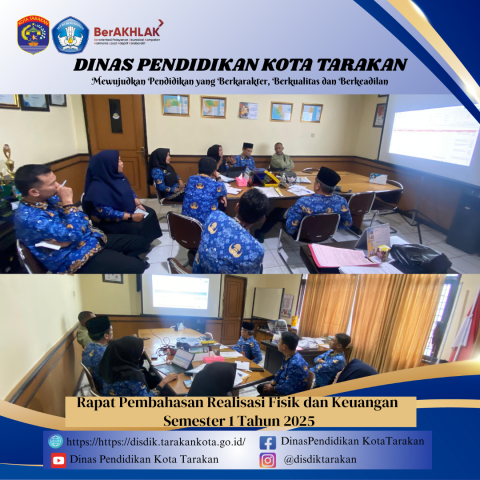 Rapat Pembahasan Realisasi Fisik dan Keuangan Semester 1 Tahun 2025