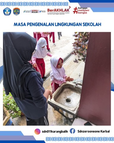 Mencuci Tangan 6 Langkah: Aksi Murid Baru MPLS Membasmi Kuman!