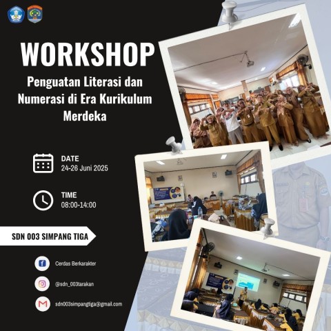 Kegiatan Workshop Pelatihan Literasi dan Numerasi di Era Kurikulum Merdeka