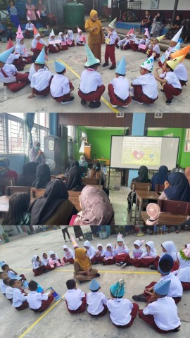 Suasana meriah dan Penuh Warna terjadi di SDN 011 Karang Balik di Hari ke dua MPLS.