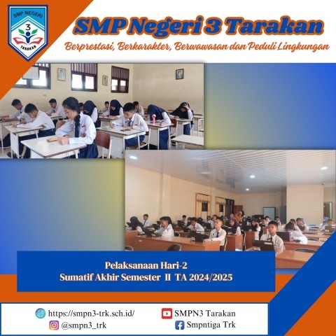 Pelaksanaan Hari-2  Sumatif Akhir Semester II