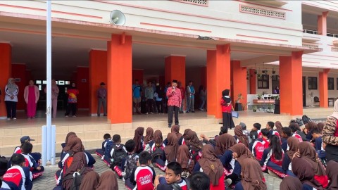 KUNJUNGAN KADIS DALAM RANGKA KEGIATAN BERSAMA SMPN 7 DAN SMP 13